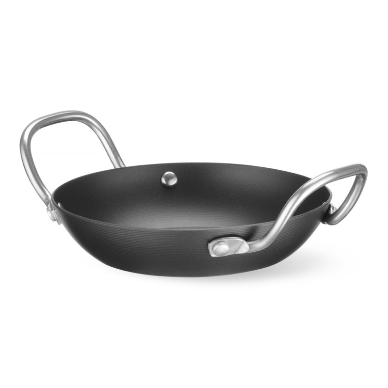 Po&ecirc;le de service Acier Carbone ⌀184mm, 2 Poign&eacute;es Inox, Four 250&deg;C - Hendi