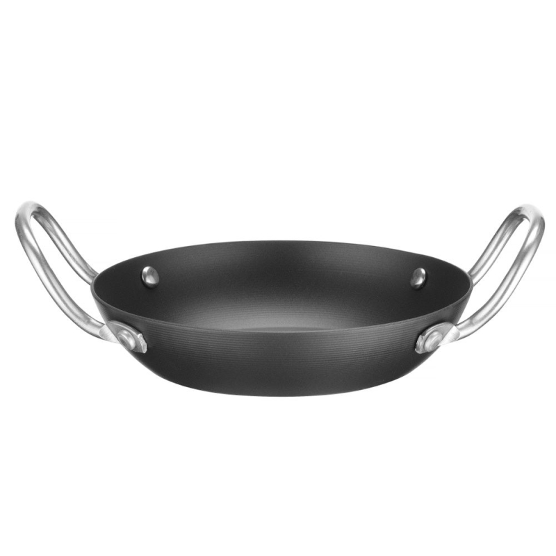 Po&ecirc;le de service Acier Carbone ⌀184mm, 2 Poign&eacute;es Inox, Four 250&deg;C - Hendi