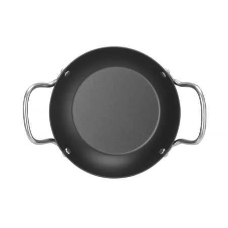 Po&ecirc;le de service Acier Carbone ⌀184mm, 2 Poign&eacute;es Inox, Four 250&deg;C - Hendi