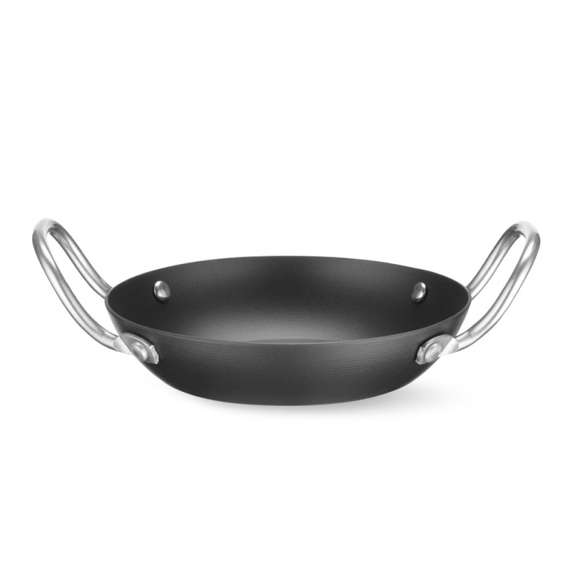 Po&ecirc;le de service en Acier Carbone, ⌀164mm, 2 Poign&eacute;es Inox, Four 250&deg;C - Hendi