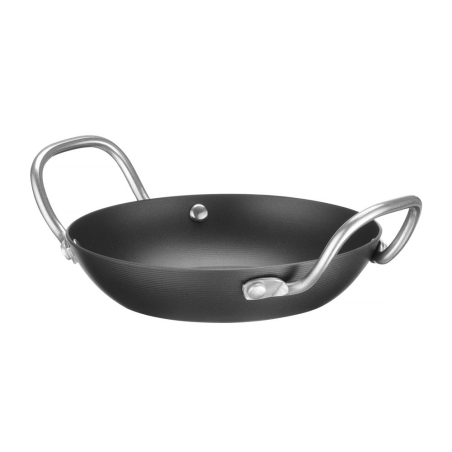 Po&ecirc;le de service en Acier Carbone, ⌀164mm, 2 Poign&eacute;es Inox, Four 250&deg;C - Hendi