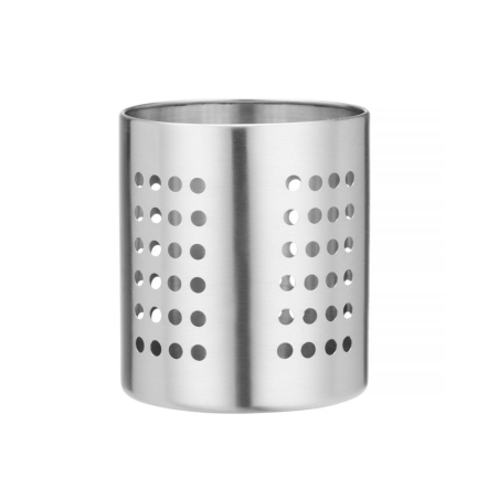 Porte-couverts Inox Perfor&eacute;, ⌀110x130mm, Vaisselle Lave-Vaisselle - Hendi
