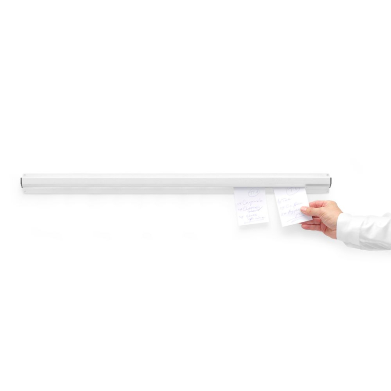 Porte-fiches Aluminium Satin&eacute; (L)1015mm, Rail de Commande Cuisine Professionnelle - Hendi