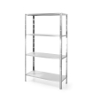 Rack de Stockage Professionnel Inox Viss&eacute; 4 &Eacute;tag&egrave;res Pleines Kitchen Line 1000x400x1800mm - Hendi