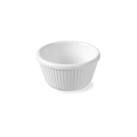 Ramequin Rainur&eacute; C&eacute;ramique Blanc &Oslash;80x(H)40mm 80ml - Hendi