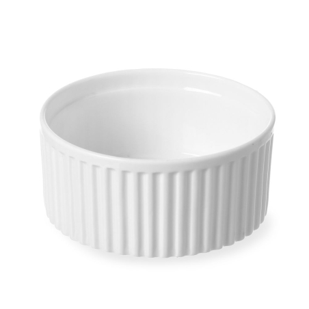 Ramequin Rainur&eacute; Professionnel en Porcelaine ⌀120x(H)55mm - Hendi