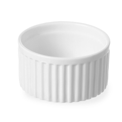 Ramequin Rainur&eacute; Rond Porcelaine &Oslash;90x48mm, R&eacute;f&eacute;rence 783160 - Hendi