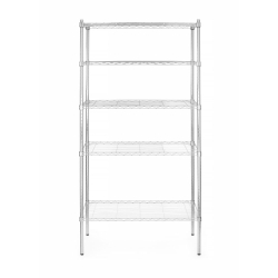 Rayonnage Chrome 5 &Eacute;tag&egrave;res, 910x455x1830mm - Hendi