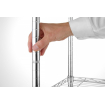 Rayonnage Chrome 5 &Eacute;tag&egrave;res, 910x455x1830mm - Hendi