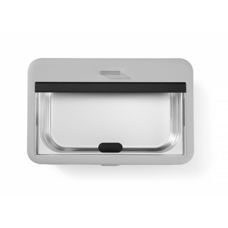 R&eacute;chaud &Eacute;lectrique Professionnel UNIQ, Robert Bronwasser, Blanc, Maintien au Chaud 35-85&deg;C, GN1/1 - Hendi
