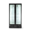 R&eacute;frig&eacute;rateur Arri&egrave;re de Bar Double Porte 384L Noir, Arktic - Hendi
