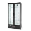 R&eacute;frig&eacute;rateur Arri&egrave;re de Bar Double Porte 384L Noir, Arktic - Hendi