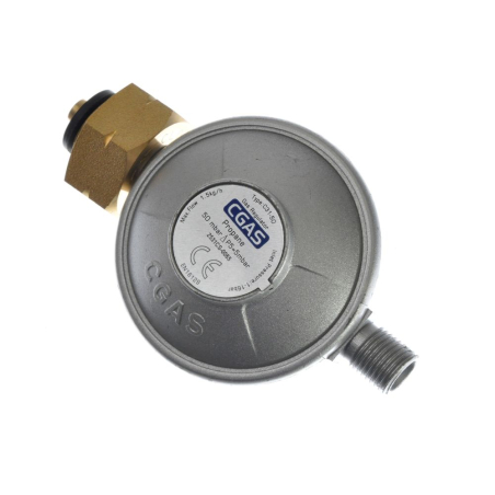 R&eacute;gulateur/D&eacute;tendeur Gaz Propane 50 mBar pour Barbecue et R&eacute;chaud - Hendi