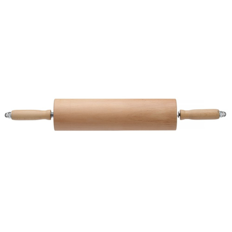 Rouleau &agrave; P&acirc;te en Bois de H&ecirc;tre Massif, ⌀75x640mm - Hendi