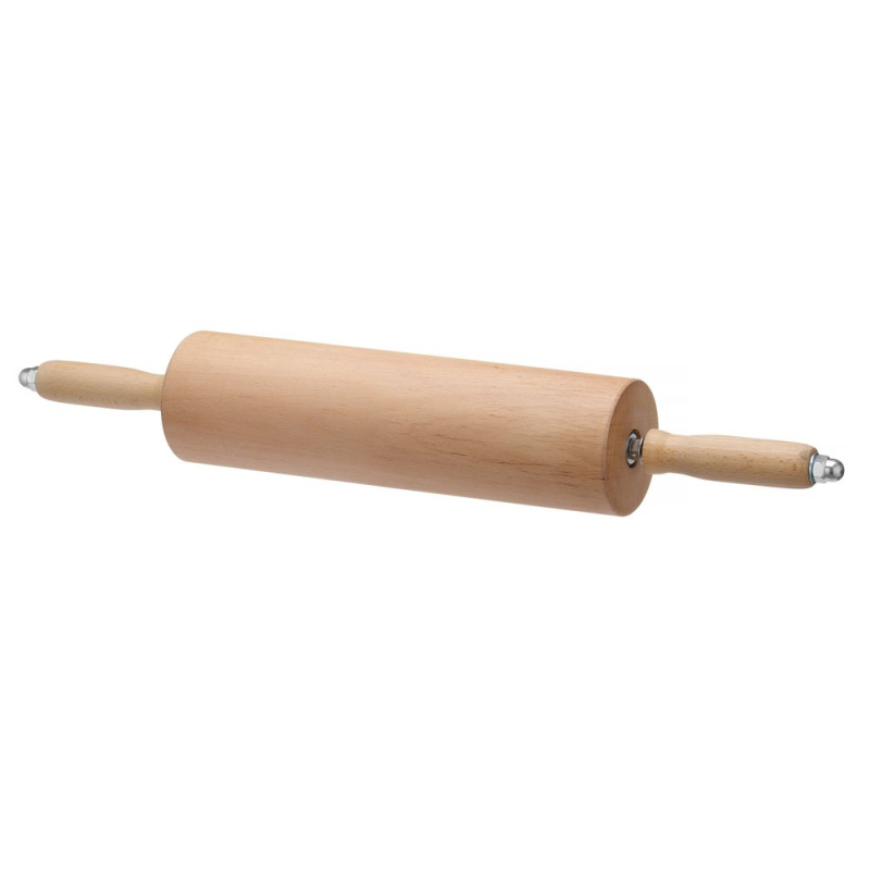 Rouleau &agrave; P&acirc;te en Bois de H&ecirc;tre Massif, ⌀75x640mm - Hendi