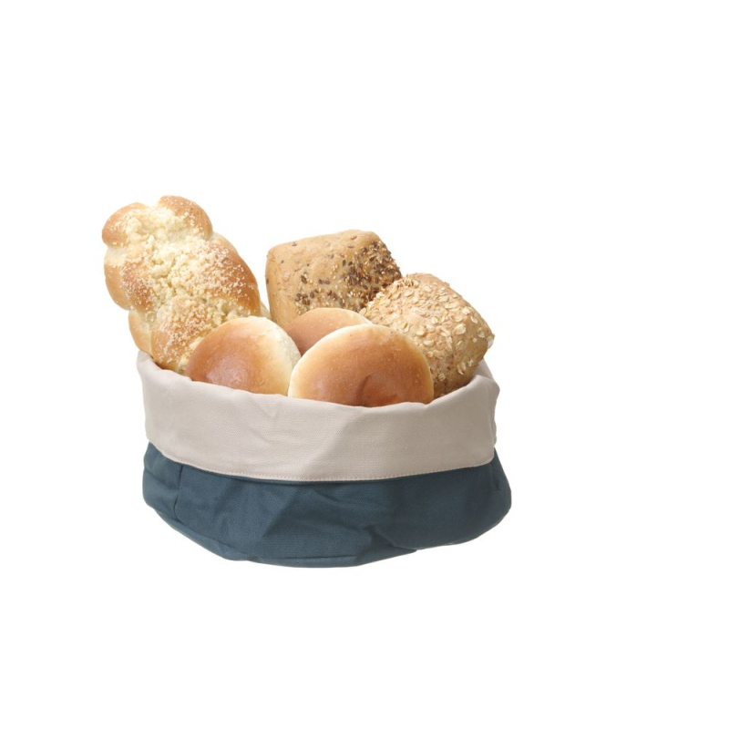 Sac &agrave; pain rond en coton durable Gris fonc&eacute; ⌀250x160mm - Hendi