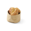 Sac en Papier Kraft Lavable Alimentaire Beige 170x170x150mm - Hendi