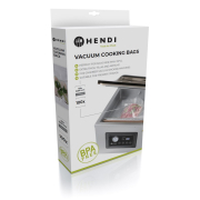 Sacs de cuisson sous vide professionnels 250x150mm (100 unit&eacute;s) pour machine &agrave; chambre - Hendi