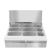 Saladette R&eacute;frig&eacute;r&eacute;e 2 Portes 300L, 912x702x888mm, Poids 68kg - Hendi