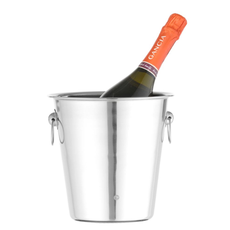 Seau &agrave; glace BarUp Argent 3,3L &Oslash;220mm - Hendi