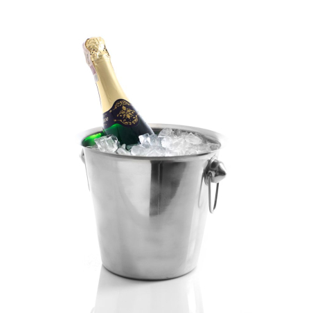 Seau &agrave; glace BarUp Argent 3,3L &Oslash;220mm - Hendi