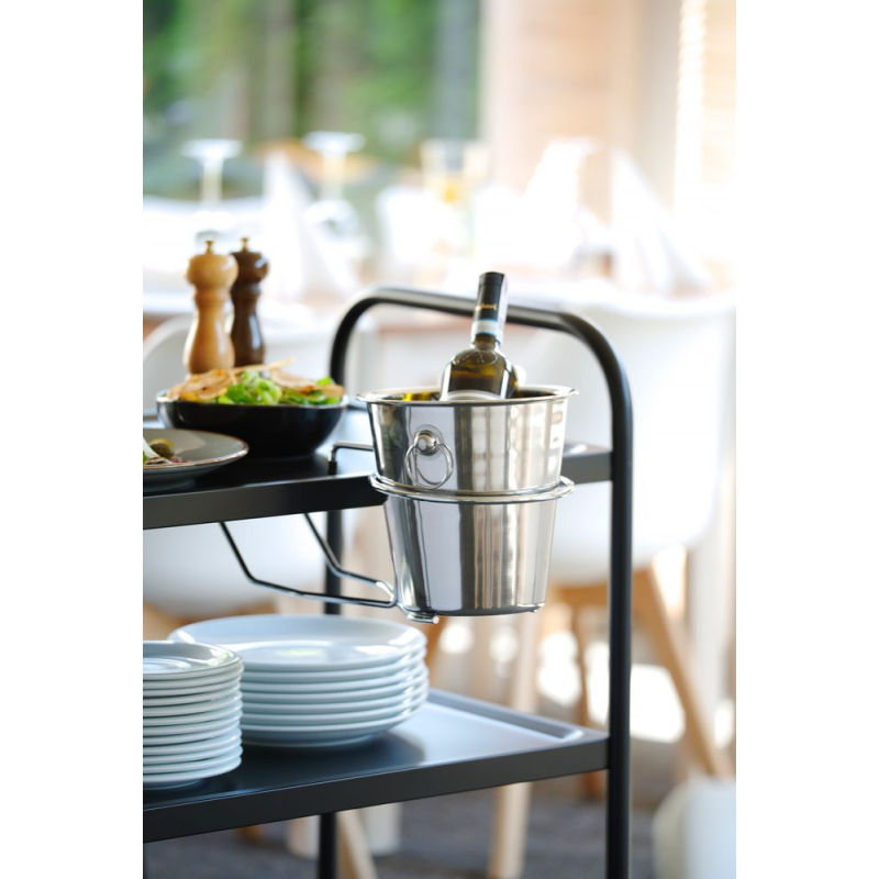Seau &agrave; glace BarUp Argent 3,3L &Oslash;220mm - Hendi