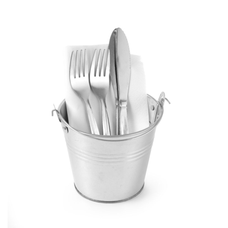 Seau avec anse professionnel HENDI, inox, ⌀120x(H)105mm - Hendi