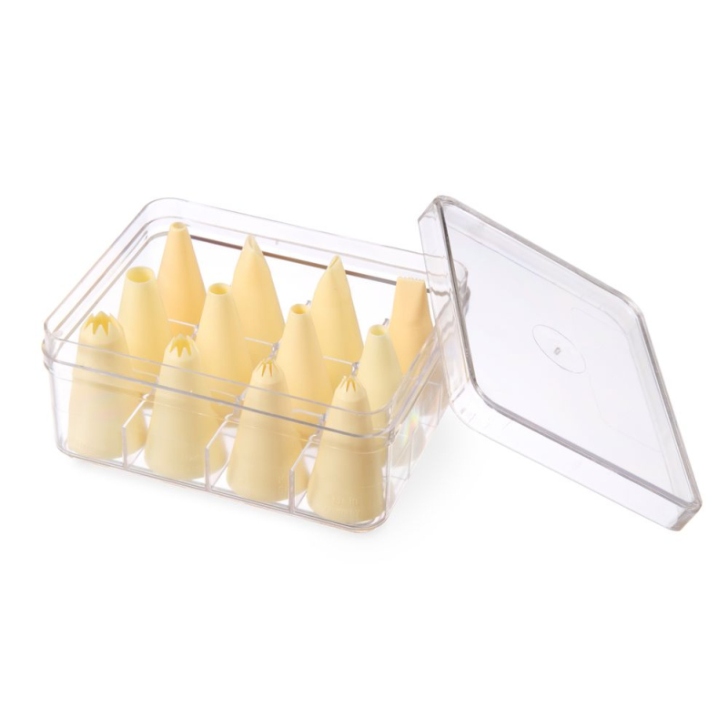 Set de 12 Douilles Assorties pour P&acirc;tisserie, &Oslash; 6-12 mm - Hendi