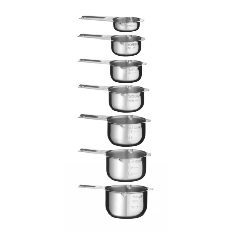 Set de 7 Dosettes de Mesure avec 7 Contenances Diff&eacute;rentes - Hendi