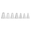 Set de 7 Douilles Rondes Inox, Tailles &oslash;4-16mm - Hendi