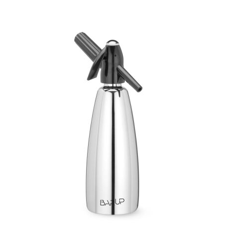 Siphon &agrave; soda BarUp en acier inoxydable, 1L - Hendi