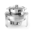 Soupi&egrave;re Chafing Dish Professionnel Miroir, 10L, Profi Line - Hendi