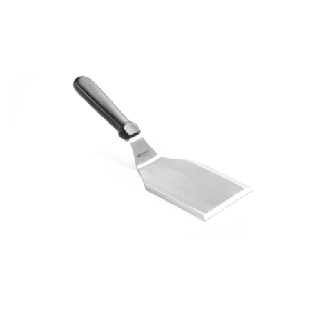 Spatule &agrave; Hamburger Noire, Acier Inoxydable 313x108mm - Hendi