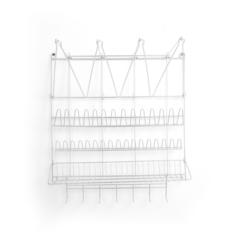 Support Mural Professionnel pour Poches P&acirc;tissier et Douilles, Rangement Ustensiles Cuisine - Hendi