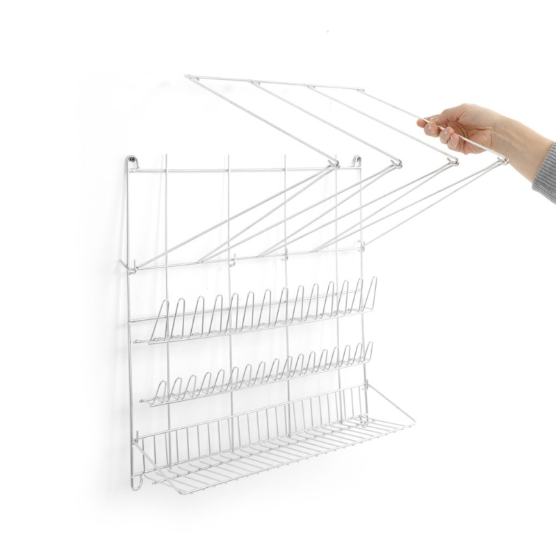 Support Mural Professionnel pour Poches P&acirc;tissier et Douilles, Rangement Ustensiles Cuisine - Hendi