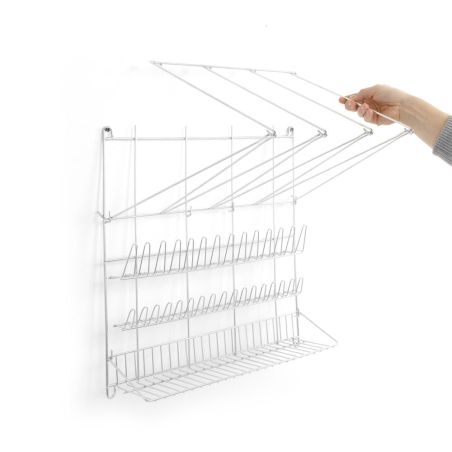 Support Mural Professionnel pour Poches P&acirc;tissier et Douilles, Rangement Ustensiles Cuisine - Hendi