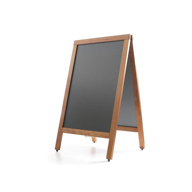 Tableau ardoise de trottoir Noir 50x45x(H)85cm - Hendi