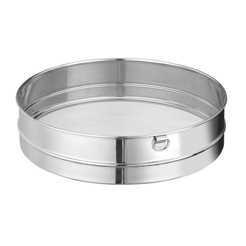 Tamis &agrave; Farine Professionnel en Acier Inoxydable &Oslash;308mm, Va au Lave-Vaisselle - Hendi