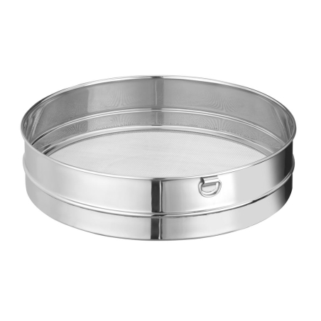 Tamis &agrave; Farine Professionnel en Acier Inoxydable &Oslash;308mm, Va au Lave-Vaisselle - Hendi