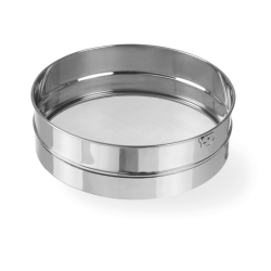 Tamis &agrave; Farine Professionnel Inox, Diam&egrave;tre 410mm, Avec Crochet de Suspension - Hendi