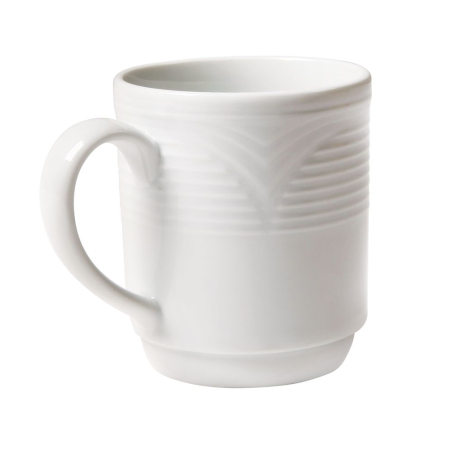Tasse Mug Caf&eacute; Th&eacute; Professionnel Porcelaine 0,22L Lave-Vaisselle/Micro-Ondes - Hendi
