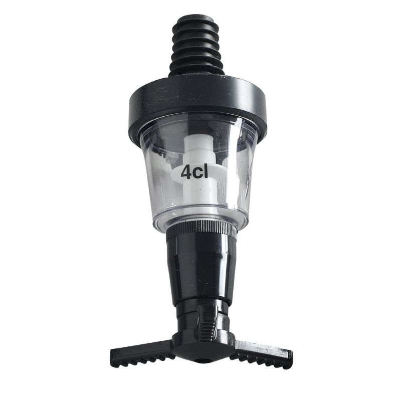 Verseur-doseur anti-goutte 0,04L en plastique/acier inoxydable pour bouteilles - Hendi