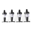 Verseur-doseur anti-goutte 0,04L en plastique/acier inoxydable pour bouteilles - Hendi