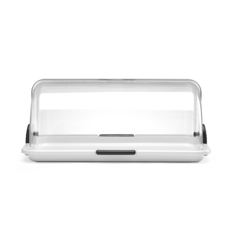 Vitrine de Pr&eacute;sentation &agrave; Couvercle Coulissant Roll Top 465x310x190mm - Hendi