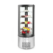 Vitrine de pr&eacute;sentation r&eacute;frig&eacute;r&eacute;e ronde p&acirc;tisserie, 360L, 0-6&deg;C - Hendi