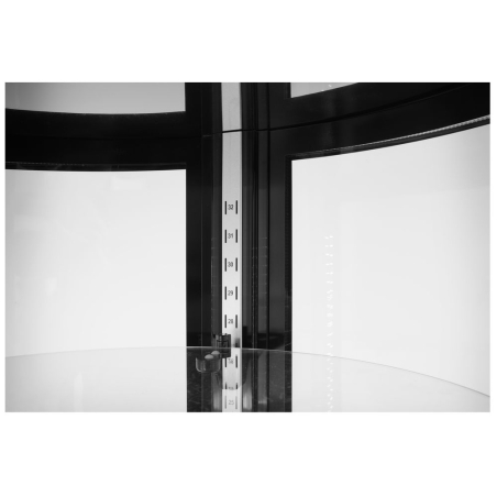 Vitrine de pr&eacute;sentation r&eacute;frig&eacute;r&eacute;e ronde p&acirc;tisserie, 360L, 0-6&deg;C - Hendi