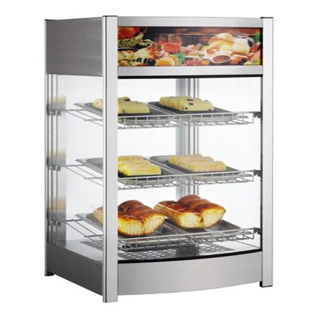 Vitrine de table chauffante professionnelle 97 Litres - Hendi