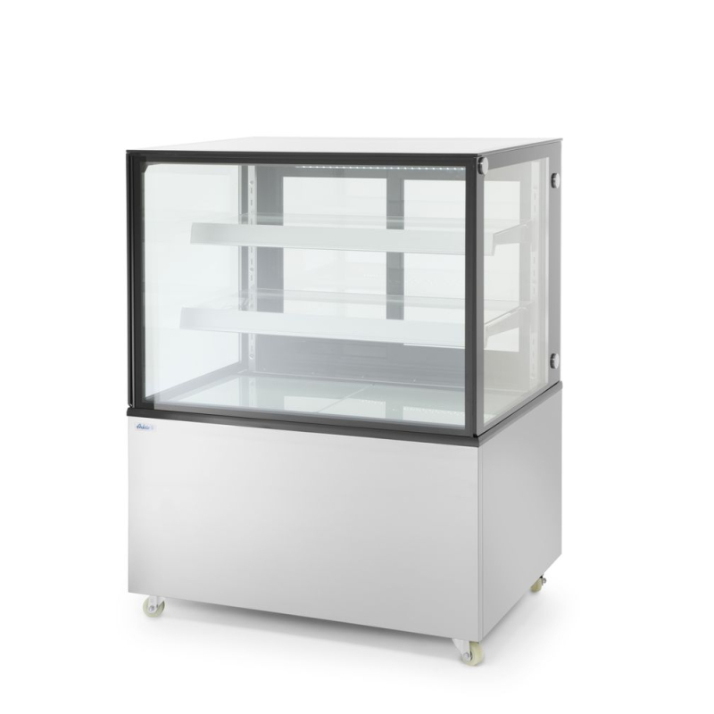 Vitrine r&eacute;frig&eacute;r&eacute;e professionnelle 300L, 2 &eacute;tag&egrave;res, Arktic - Hendi