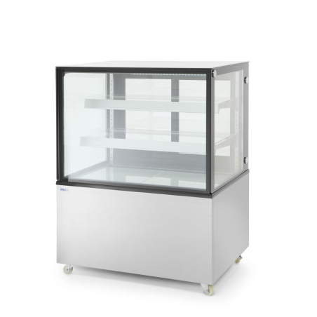 Vitrine r&eacute;frig&eacute;r&eacute;e professionnelle 300L, 2 &eacute;tag&egrave;res, Arktic - Hendi