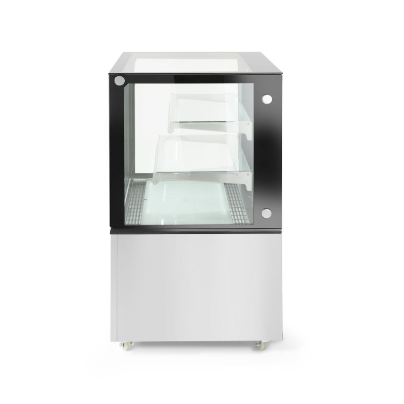 Vitrine r&eacute;frig&eacute;r&eacute;e professionnelle 300L, 2 &eacute;tag&egrave;res, Arktic - Hendi